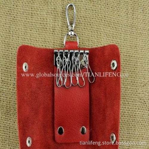 Key Holder Bag Case Wallet Cover, Cylindrical